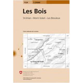👉 Wandelkaart Swisstopo - 1124 Les Bois Ausgabe 2007 9783302011240