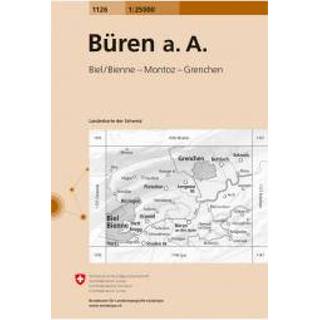 👉 Wandelkaart Swisstopo - 1126 Bueren a.A. Ausgabe 2006 9783302011264