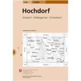 👉 Wandelkaart Swisstopo - 1130 Hochdorf Ausgabe 2008 9783302011301