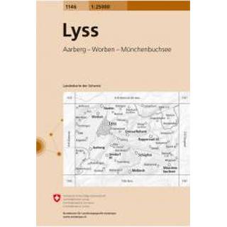 👉 Wandelkaart Swisstopo - 1146 Lyss Ausgabe 2006 9783302011462