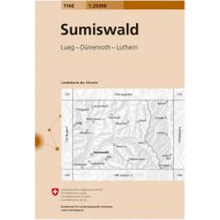 👉 Wandelkaart Swisstopo - 1148 Sumiswald Ausgabe 2007 9783302011486