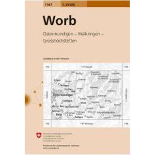 👉 Wandelkaart Swisstopo - 1167 Worb Ausgabe 2006 9783302011677