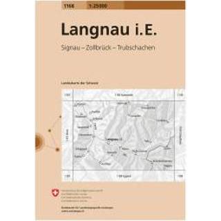 👉 Wandelkaart Swisstopo - 1168 Langnau i. E Ausgabe 2008 9783302011684