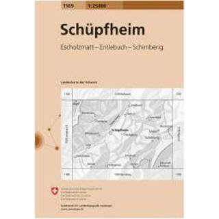 👉 Wandelkaart Swisstopo - 1169 Schlüpfheim Ausgabe 2008 9783302011691