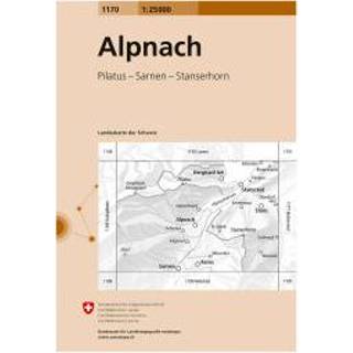 👉 Wandelkaart Swisstopo - 1170 Alpnach Ausgabe 2009 9783302011707