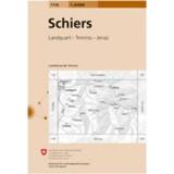 👉 Wandelkaart Swisstopo - 1176 Schiers Ausgabe 2016 9783302011769