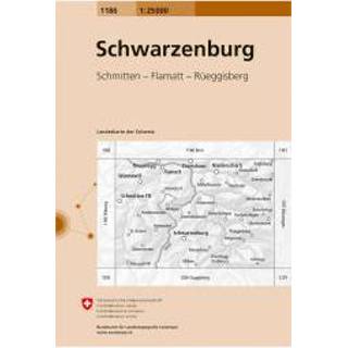 👉 Wandelkaart Swisstopo - 1186 Schwarzenburg Ausgabe 2006 9783302011868