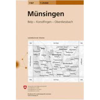 👉 Wandelkaart Swisstopo - 1187 Münsingen Ausgabe 2006 9783302011875