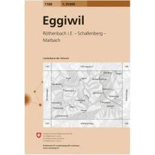 Wandelkaart Swisstopo - 1188 Eggiwil Ausgabe 2008 9783302011882