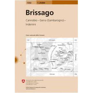 👉 Wandelkaart Swisstopo - 1332 Brissago Ausgabe 2003 9783302013329