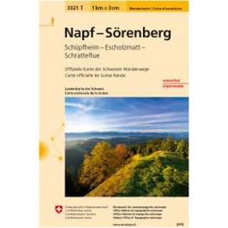 Wandelkaart Swisstopo - 3321 T Napf Sörenberg Ausgabe 2015 9783302333212