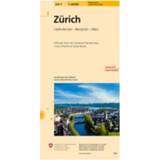 👉 Wandelkaart Swisstopo - 225 T Zürich Ausgabe 2009 9783302302256