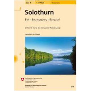 👉 Wandelkaart Swisstopo - 233 T Solothurn Ausgabe 2008 9783302302331