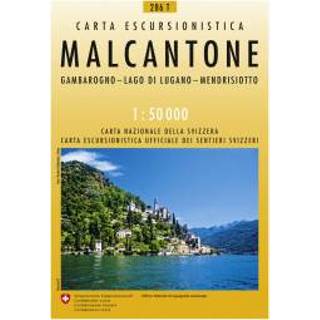 👉 Wandelkaart Swisstopo - 286 T Malcantone Ausgabe 2012 9783302302867