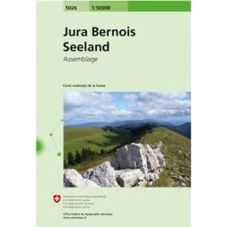 👉 Wandelkaart Swisstopo - 5026 Jura Bernois Seeland Ausgabe 2014 9783302050263