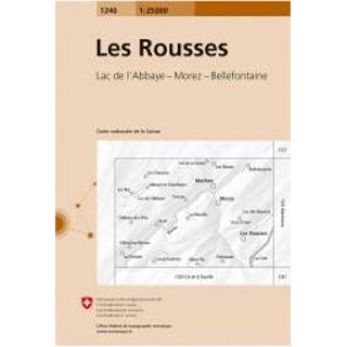 👉 Wandelkaart Swisstopo - 1240 Les Rousses Ausgabe 2006 9783302012407