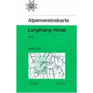 👉 Wandelkaart DAV - Langthang Himal (Nepal), westliches Blatt 0/10 1. Auflage 1990 9783937530680