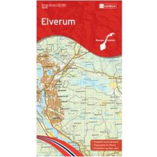 👉 Wandelkaart Nordeca - Wander-Outdoorkarte: Elverumv 1/50 Auflage 2015 7071940100511