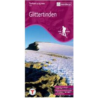 👉 Wandelkaart Nordeca - Wander-Outdoorkarte: Glittertinden 1/25 Auflage 2011 7046660027578