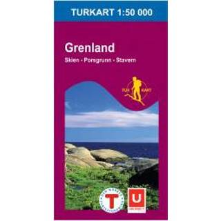 👉 Wandelkaart Nordeca - Wander-Outdoorkarte: Grenland 1/50 Auflage 2009 7046660027387