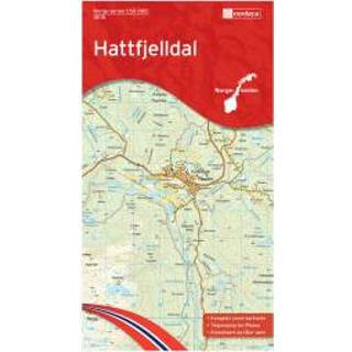 👉 Wandelkaart Nordeca - Wander-Outdoorkarte: Hattfjelldal 1/50 Auflage 2015 7071940101150
