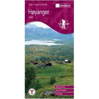 👉 Wandelkaart Nordeca - Wander-Outdoorkarte: Høyanger Aust 1/50 Auflage 2014 7046660028162