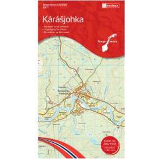 👉 Wandelkaart Nordeca - Wander-Outdoorkarte: Karasjohka 1/50 Auflage 2014 7071940101716