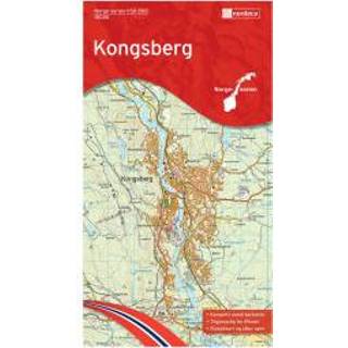 👉 Wandelkaart Nordeca - Wander-Outdoorkarte: Kongsberg 1/50 Auflage 2015 7071940100269