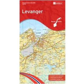 👉 Wandelkaart Nordeca - Wander-Outdoorkarte: Levanger 1/50 Auflage 2015 7071940100955