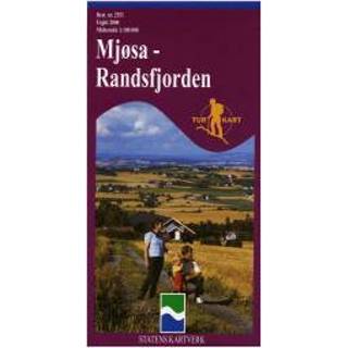 👉 Wandelkaart Nordeca - Wander-Outdoorkarte: Mjøsa-Randsfjorden 1/100 Auflage 2000 7046660025512