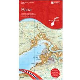 👉 Wandelkaart Nordeca - Wander-Outdoorkarte: Rana 1/50 Auflage 2014 7071940101204