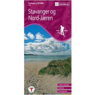 👉 Wandelkaart Nordeca - Wander-Outdoorkarte: Stavanger Og Nord Jæren 1/25 Auflage 2011 7046660027622