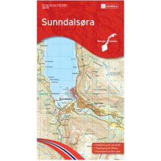 👉 Wandelkaart Nordeca - Wander-Outdoorkarte: Sunndalsøra 1/50 Auflage 2015 7071940100788