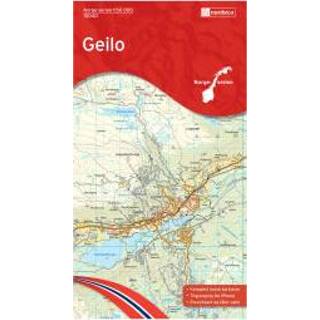 👉 Wandelkaart Nordeca - Wander-Outdoorkarte: Geilo 1/50 Auflage 2014 7071940100405