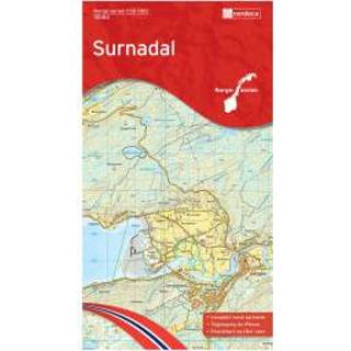 👉 Wandelkaart Nordeca - Wander-Outdoorkarte: Surnadal 1/50 Auflage 2015 7071940100849
