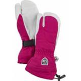 👉 Handschoenen 6 vrouwen roze grijs Hestra - Women's Heli Ski 3 Finger maat 6, roze/grijs 7332540976891