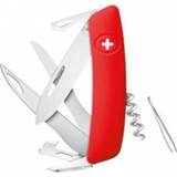 👉 Swiza - Schweizer Scissors D07 - Mes maat 7,5 cm, rood