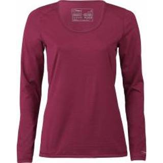 👉 Engel Sports - Women's Shirt II L/S - Merino-ondergoed maat M, rood/purper