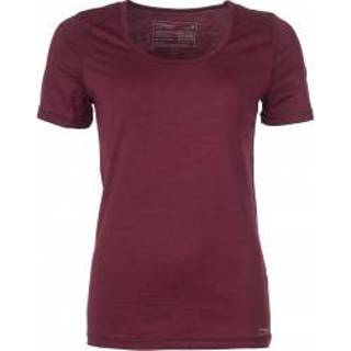 👉 Engel Sports - Women's Shirt Kurzarm - Merino-ondergoed maat S, purper/rood