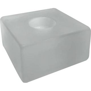 👉 Candle Holder Square Glass Frosted - ScentCandles