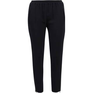 👉 Broek W38 W40 W42 W44 vrouwen zwart Elastic waist trousers