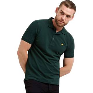 👉 Poloshirt XL male groen Plain Polo Shirt