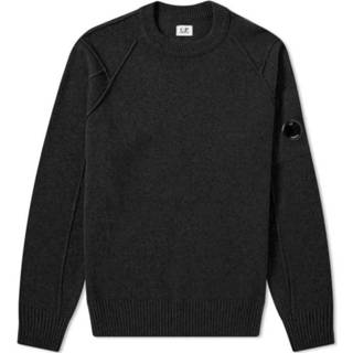 👉 Lens male zwart Arm Lambswool Crew Knit