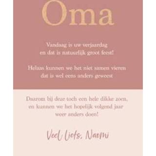 👉 Verjaardagskaart oma Greetz | Veel liefs