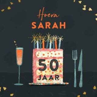 👉 Verjaardagskaart Greetz | Hoera Sarah