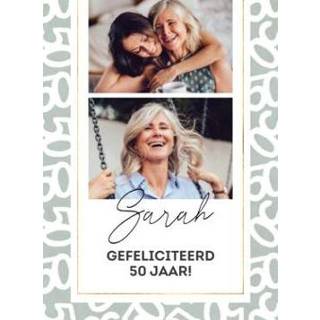 👉 Verjaardagskaart sarah Greetz | 50 jaar!