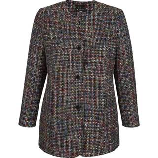 👉 Blazer met voering m. collection Zwart/Mint/Roze