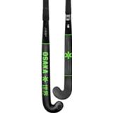 👉 Hockeystick zwart kunststof senior veldhockey Low Bow Pro Tour 70