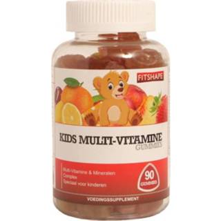 👉 Multivitamine sportdrank kinderen Fitshape Kids multi-vitamine gummies 90 stuks 8714116005232