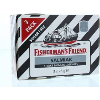 👉 Snoepgoed Fishermansfriend Salmiak suikervrij 3 pakjes gram 5000357103763